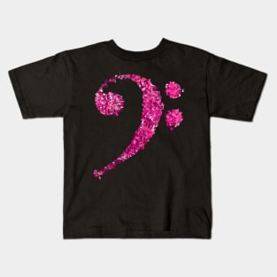 F clef,Bass clef,Love Music,musical notes. Kids T-Shirt